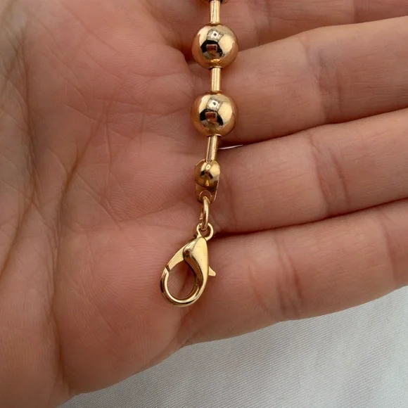 Gold Heart Charm Chain Necklace | Vintage Inspired Statement Jewelry - Picture 7 of 9